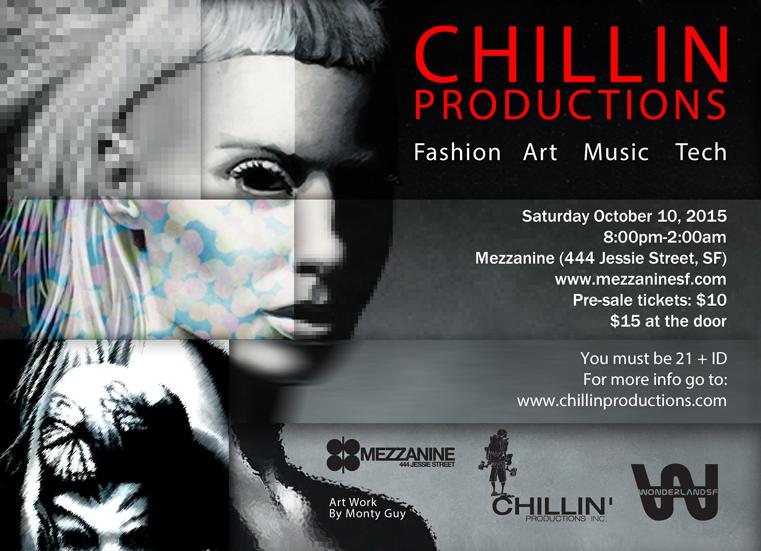 Chillin Production's Annual Fine Art Group Show at Mezzanine in San Francisco 2015
