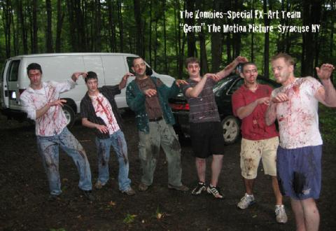 Motion Picture Title: Germ-Zombie Extra’s On Set